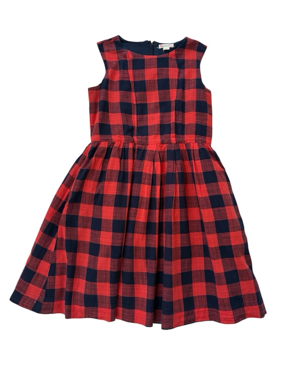 Crewcuts Classic Red & Navy Plaid Girls' Dress